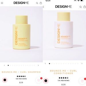 designME - bounceME Curl Duo shampoo + conditioner